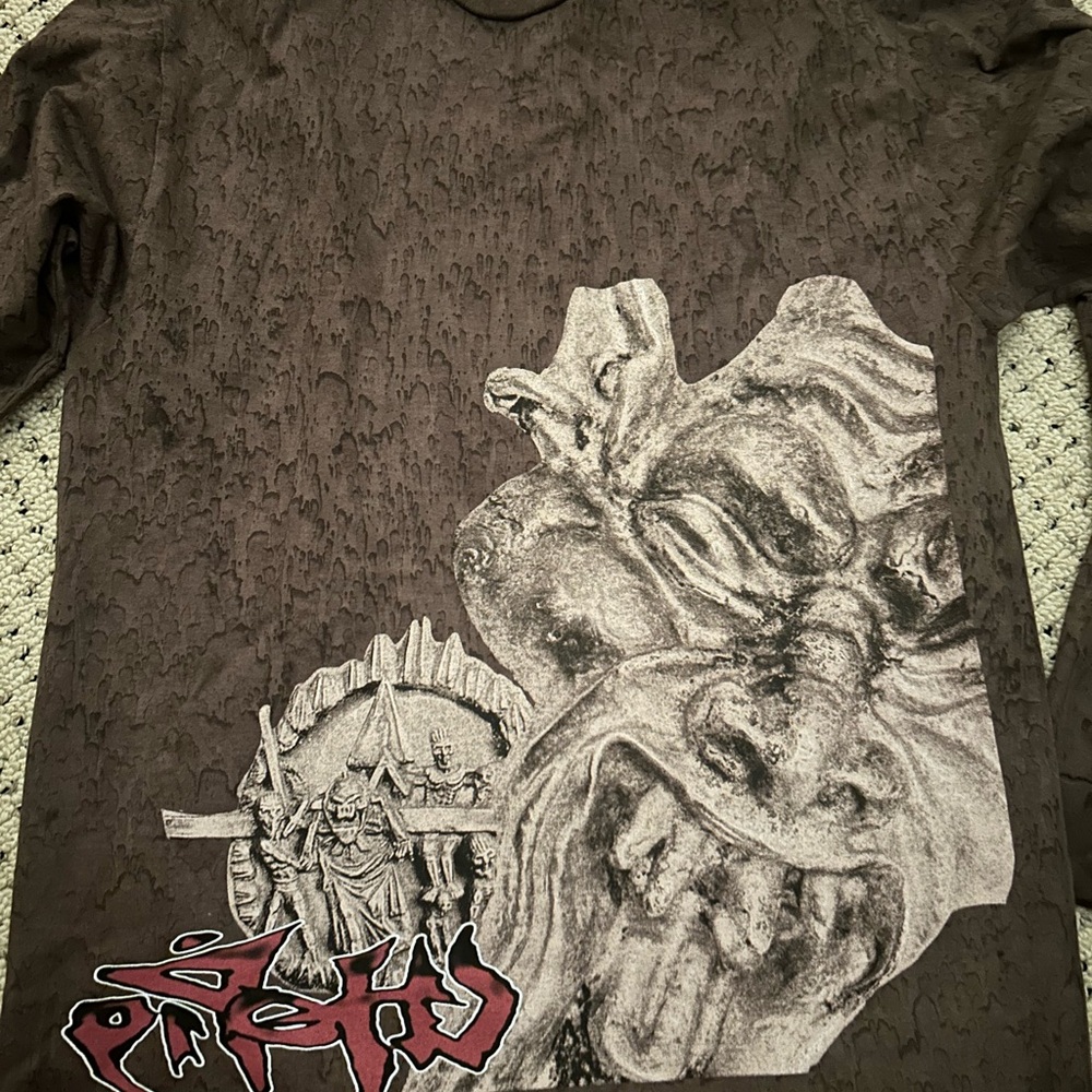 Travis Scott Brown Graphic Men's Shirt